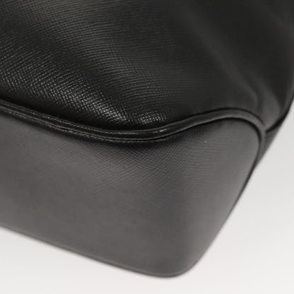 Salvatore Ferragamo Gancini Shoulder Bag Leather, BLACK, LEATHER, Shoulder bag