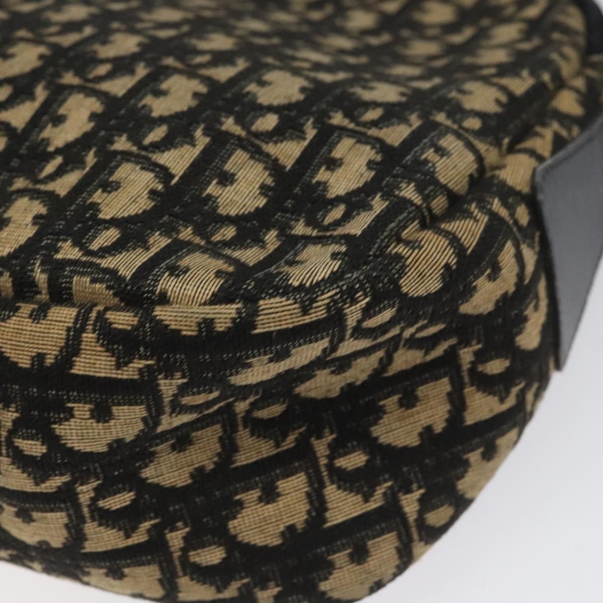 Christian Dior Vintage Trotter Shoulder Bag Canvas, BLACK, CANVAS, Shoulder bag