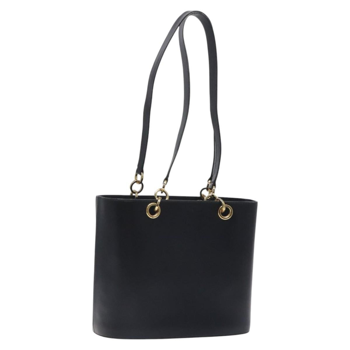 Salvatore Ferragamo Vintage Tote bag Leather, BLACK, LEATHER, Tote bag