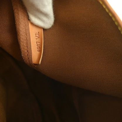 Louis Vuitton Saumur Handbag Monogram Canvas, BROWN, CANVAS, Shoulder bag