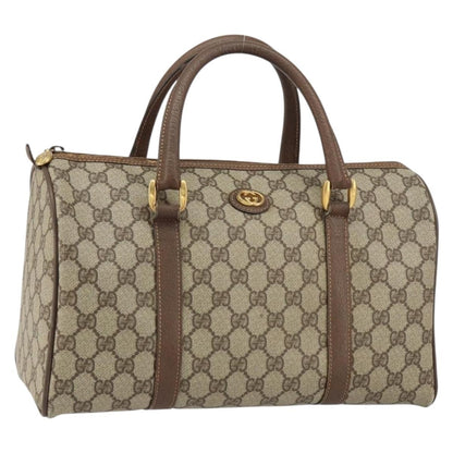 Gucci Vintage Duffle Bag GG Coated Canvas, BEIGE, CANVAS, Travel bag