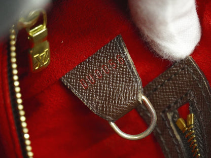 Louis Vuitton Marais Damier, BROWN, CANVAS, Tote bag