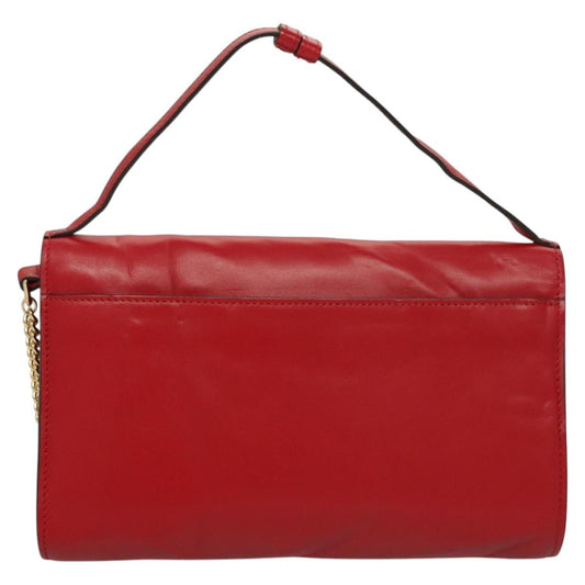 Gucci Zumi Shoulder Bag Leather, RED, LEATHER, Shoulder bag