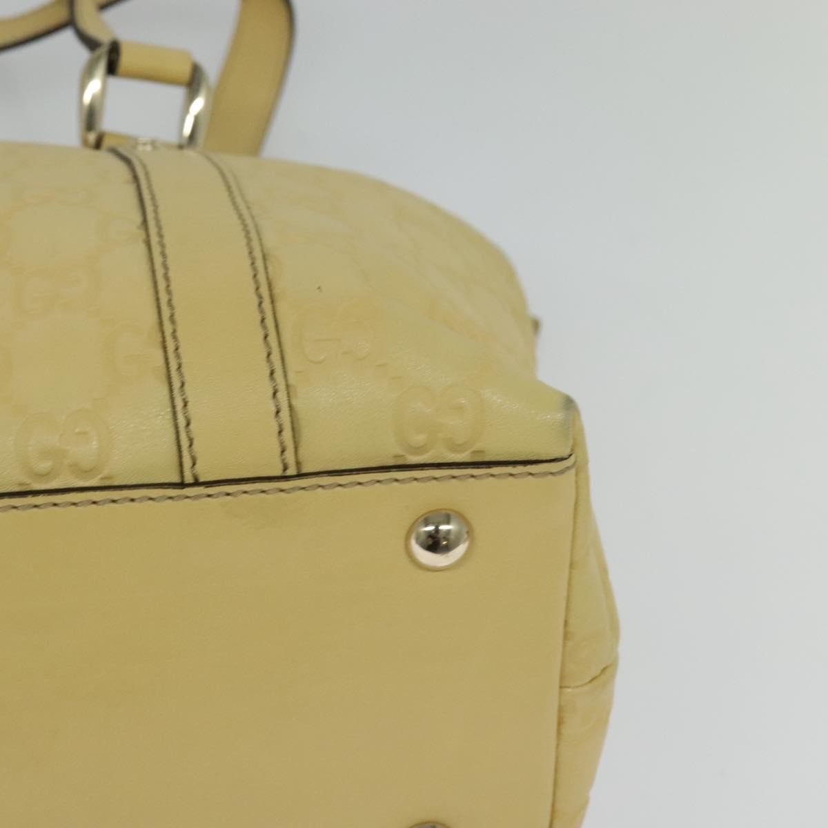 Gucci Abbey Zip Tote Guccissima, YELLOW, CANVAS, Tote bag
