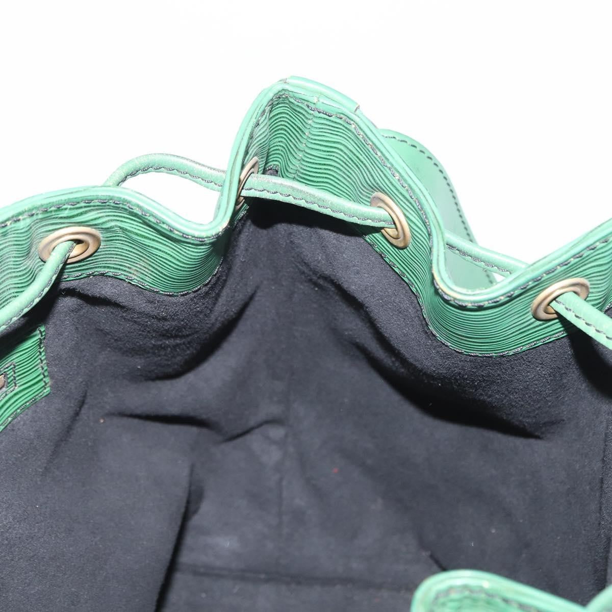 Louis Vuitton Petit Noe Handbag Epi Leather, GREEN, LEATHER, Shoulder bag