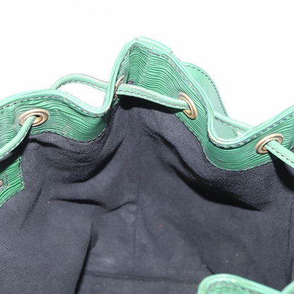 Louis Vuitton Petit Noe Handbag Epi Leather, GREEN, LEATHER, Shoulder bag