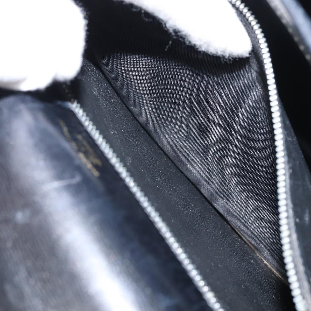 Gucci Vintage Handbag Leather, BLACK, LEATHER, Handbag