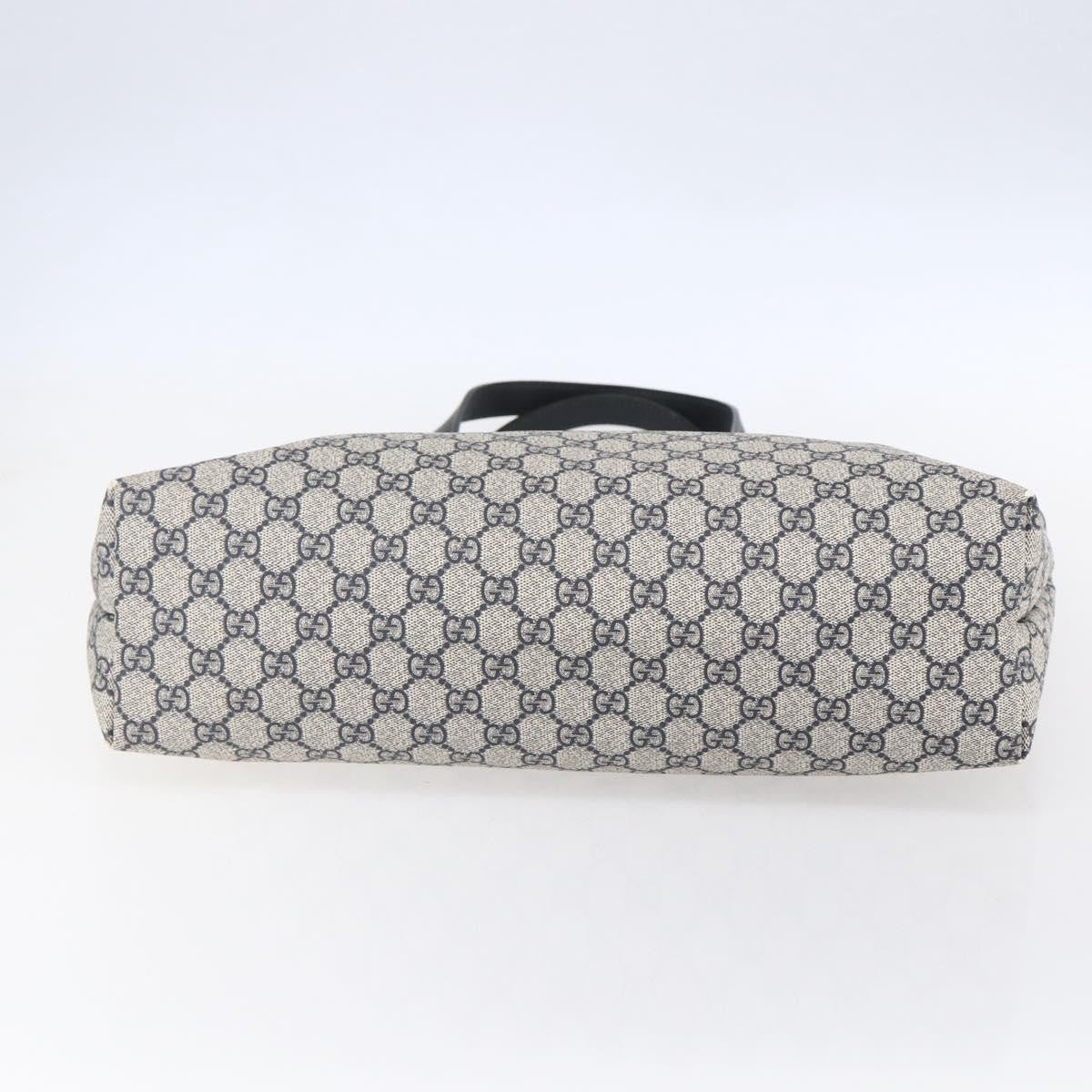 Gucci Open Tote GG Canvas, NAVY, CANVAS, Tote bag