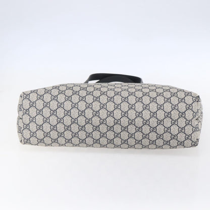 Gucci Open Tote GG Canvas, NAVY, CANVAS, Tote bag