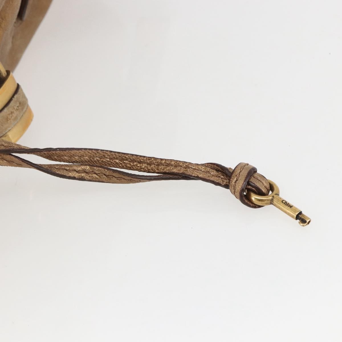 Chloe Pure Paddington Satchel Leather, GOLD, LEATHER, Handbag