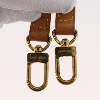 Louis Vuitton Bandouliere Leather, BEIGE, LEATHER, Straps