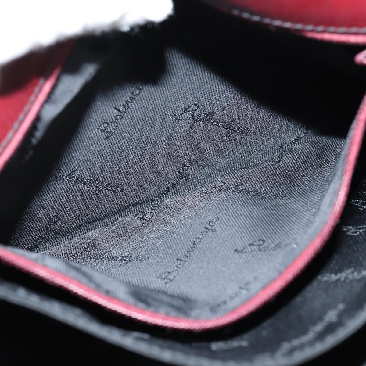 Balenciaga Shoulder Bag Suede, BURGUNDY, SUEDE, Shoulder bag