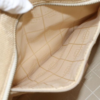 Celine Shoulder Bag Canvas, BEIGE, CANVAS, Shoulder bag