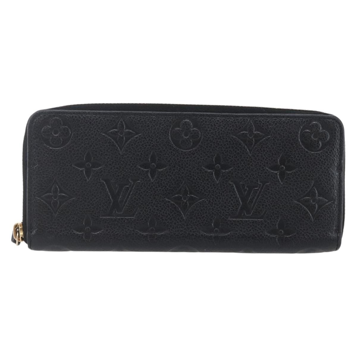 Louis Vuitton Portefeuille zippy Monogramme Empreinte Monogramme Empreinte, BLACK, LEATHER, Wallets