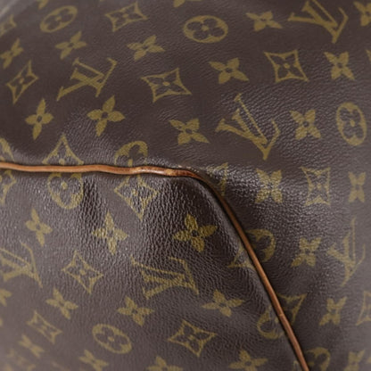 Louis Vuitton Keepall Bag Monogram Canvas, BROWN, CANVAS, Travel bag