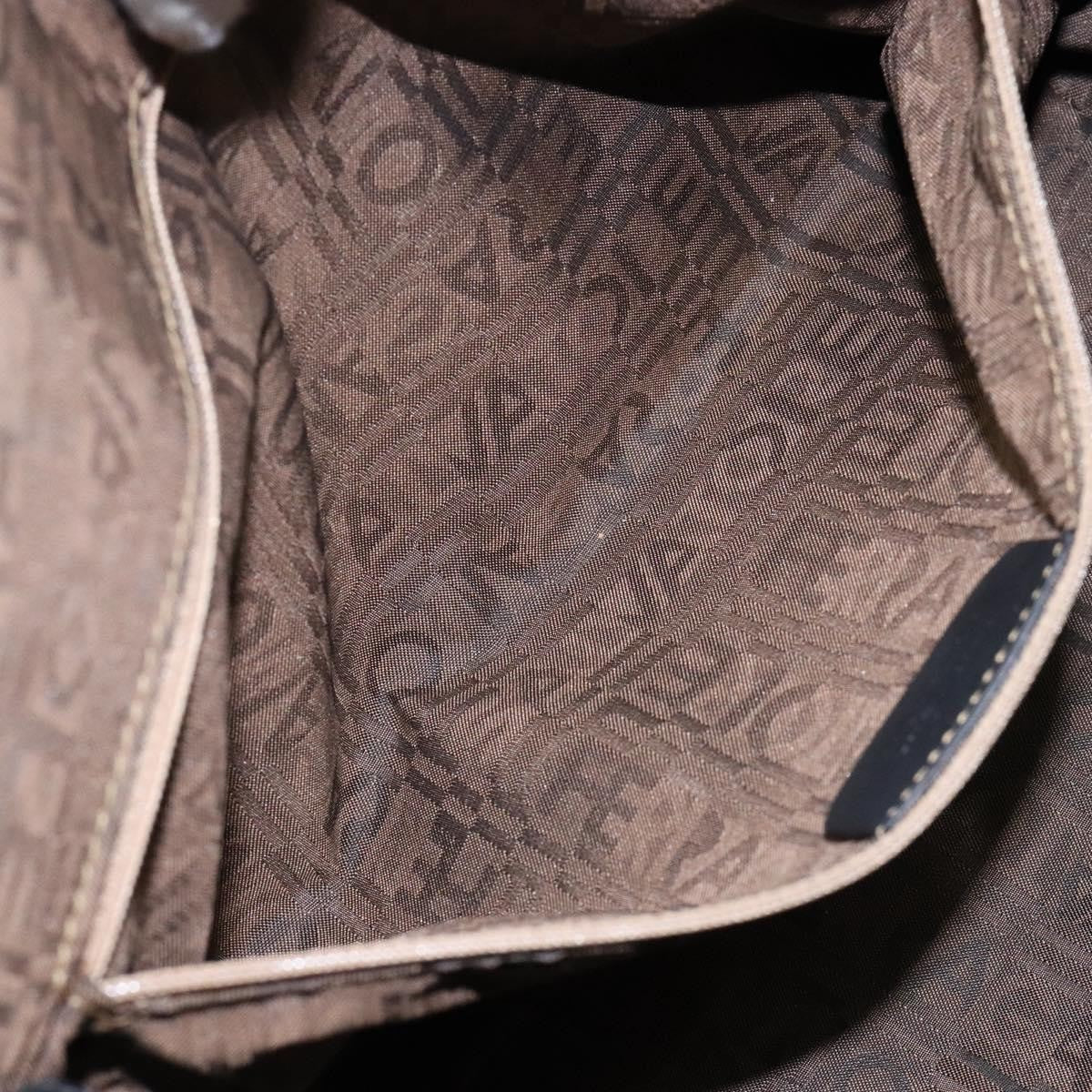 Salvatore Ferragamo Gancini Tote PVC Leather, BLACK, PVC, Tote bag