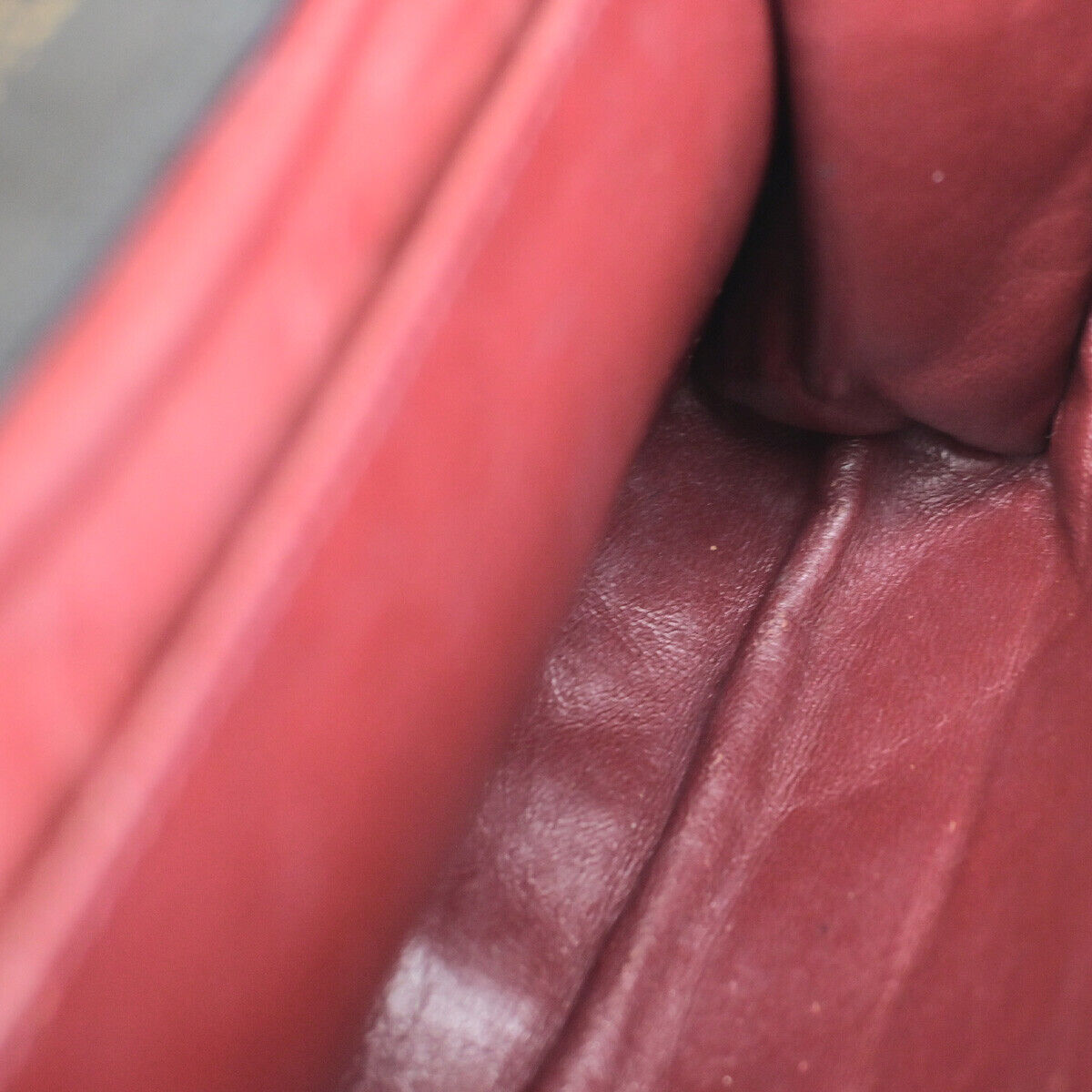 Chanel Vintage Envelope Flap Bag Quilted Lambskin, BLACK, LEATHER, Shoulder bag