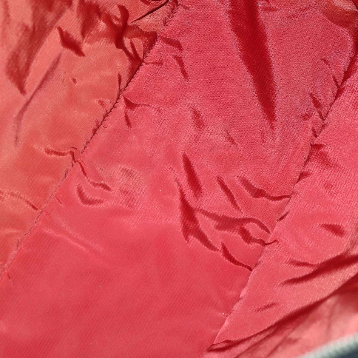 Chanel Travel Line Boston Bag Printed Nylon, BLACK, NYLON, Travel bag