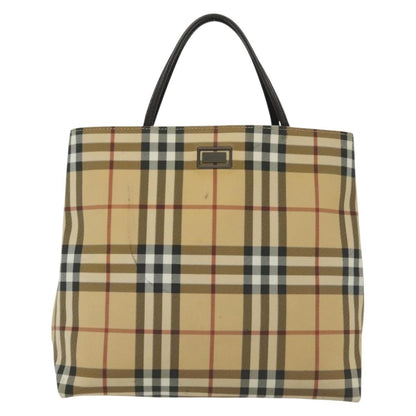 Burberry Nova Check Tote canvas check pattern, BEIGE, PVC, Tote bag