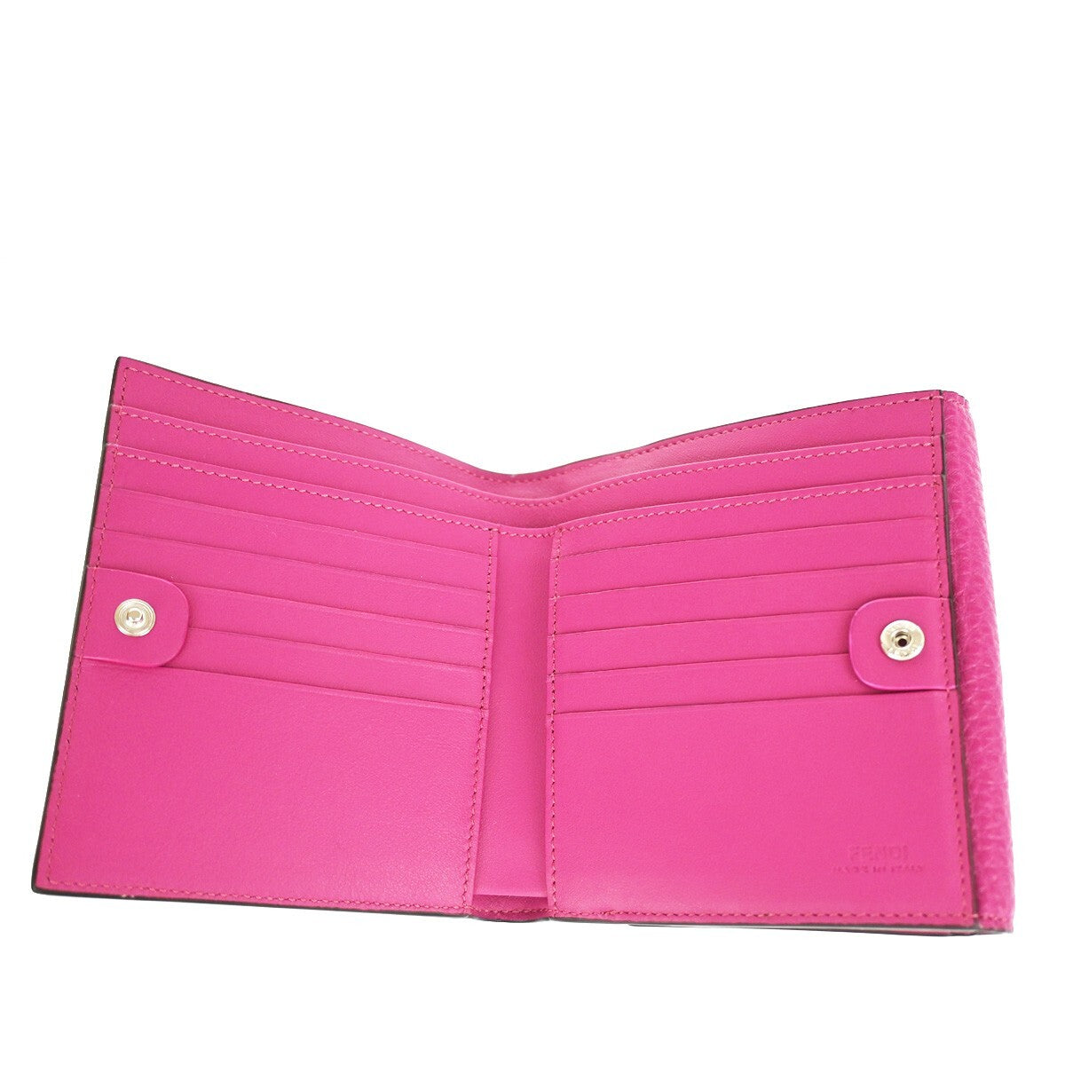 Fendi Peekaboo Wallet Leather, PINK, LEATHER, Wallets
