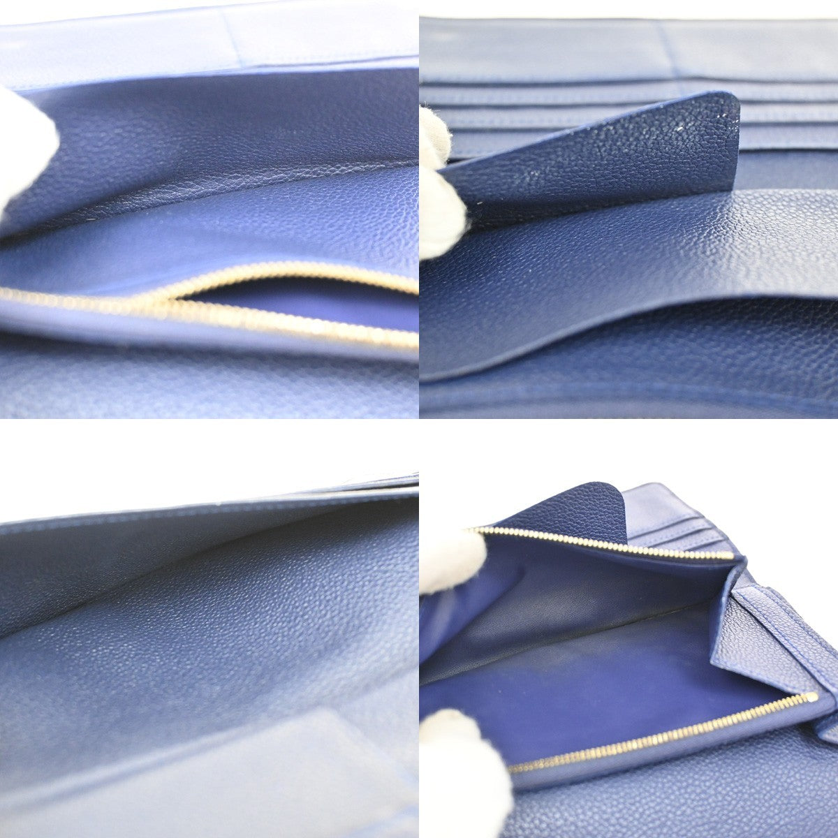 Louis Vuitton Virtuose Wallet Monogram Empreinte Leather, BLUE, LEATHER, Wallets