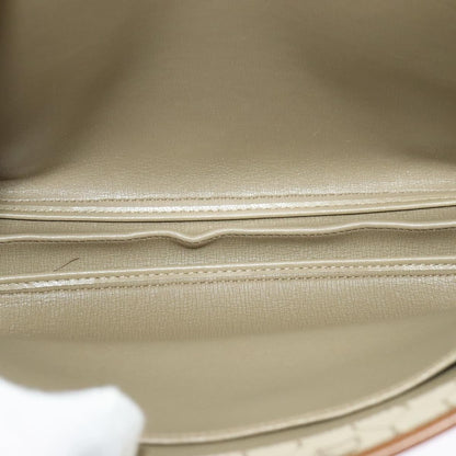 Christian Dior Vintage Honeycomb Shoulder Bag Canvas and Leather, BEIGE, CANVAS, Shoulder bag