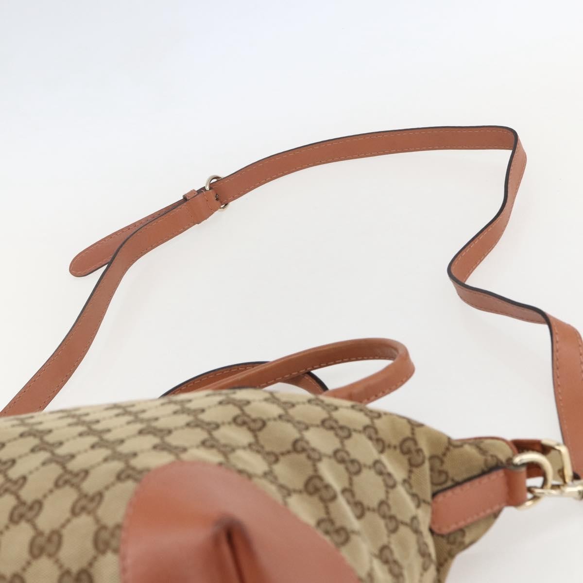 Gucci Vintage tote Canvas, BROWN, CANVAS, Tote bag