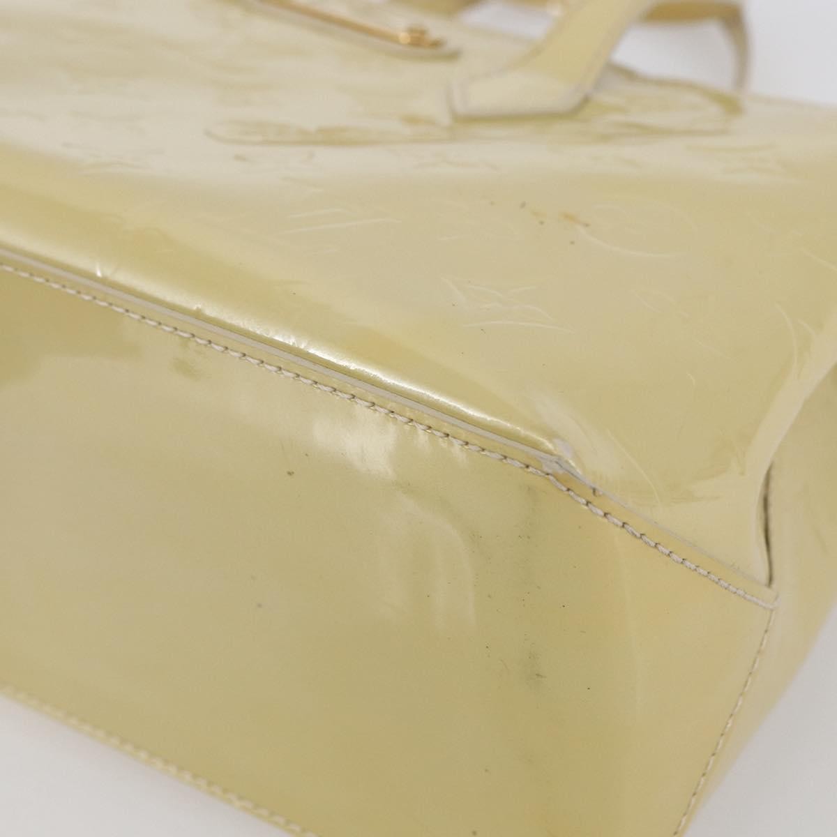 Louis Vuitton Wilshire Handbag Monogram Vernis, BEIGE, PATENT_LEATHER, Handbag