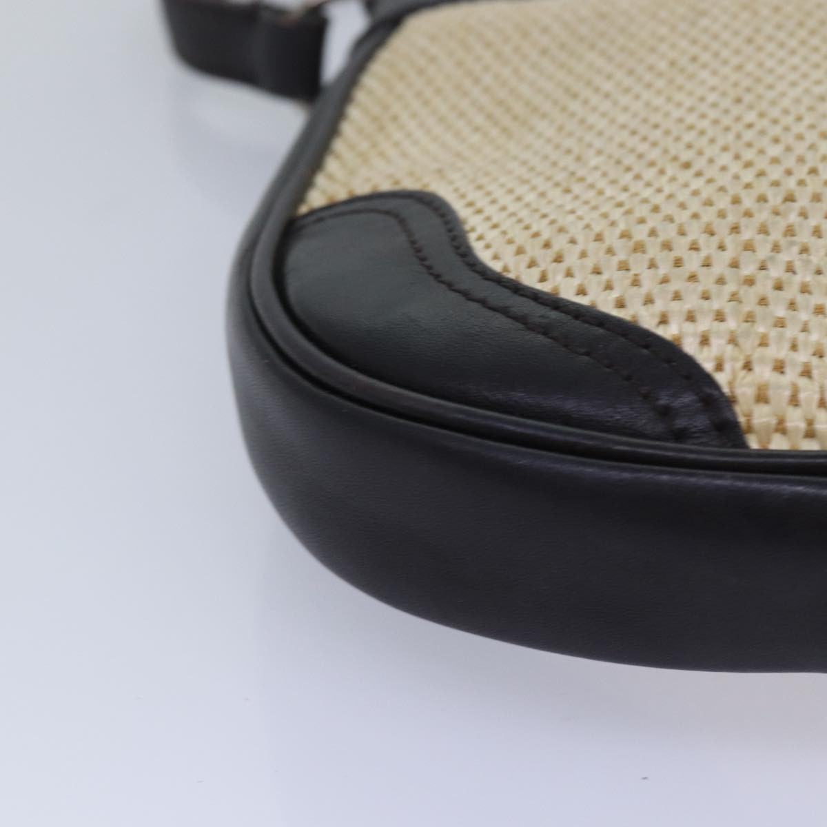 Burberry Vintage Shoulder Bag Leather, BEIGE, LEATHER, Shoulder bag