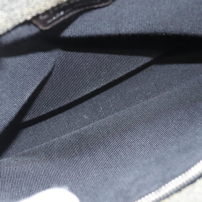 Chanel Vintage Chocolate Bar Tote Quilted Canvas, GRAY, CANVAS, Tote bag