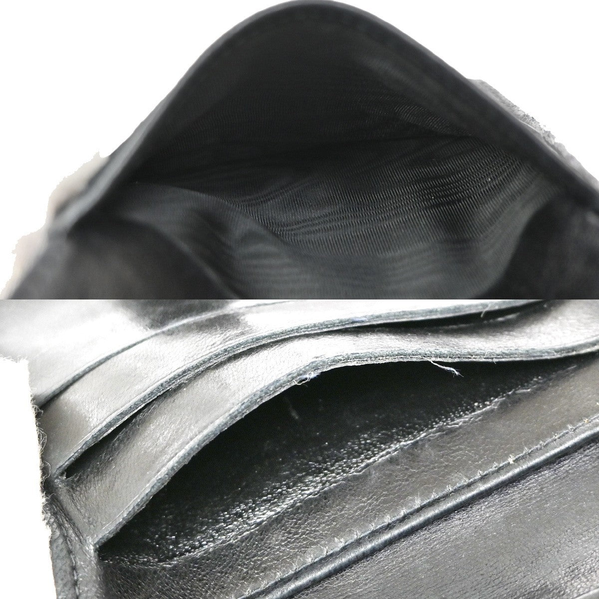 Chanel Vintage Timeless Bifold Wallet Caviar, BLACK, CALFSKIN, Wallets