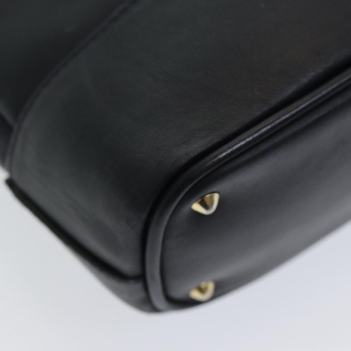 Bally Vintage Shoulder Bag Leather, Black, Leather, Shoulder Bag