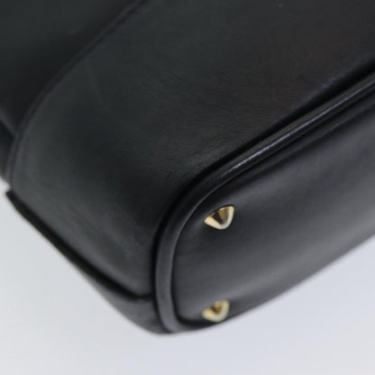 Bally Vintage Shoulder Bag Leather, Black, Leather, Shoulder Bag