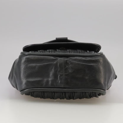 Bally Vintage Shoulder Bag Leather, BLACK, LEATHER, Shoulder bag