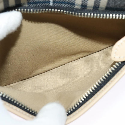 Burberry Waist Bag Vintage Check Canvas, BLUE, CANVAS, Shoulder bag