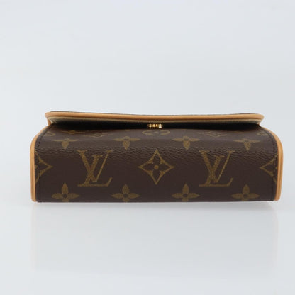 Louis Vuitton Florentine Waist Bag Monogram Canvas, BROWN, CANVAS, Clutche & pouche