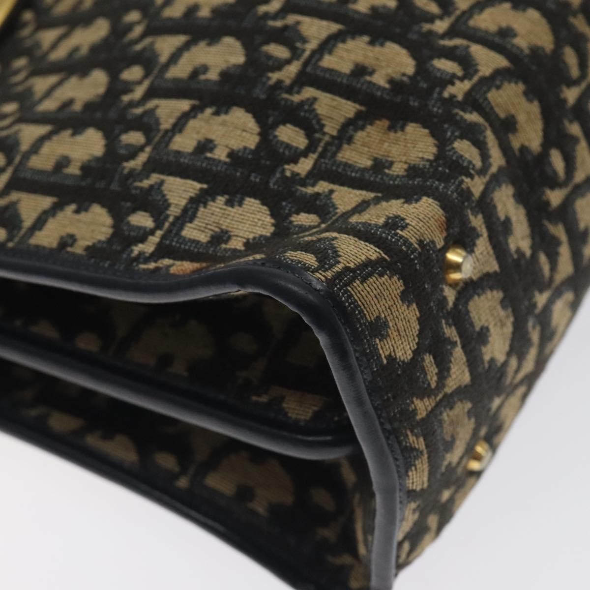 Christian Dior Trotter shoulder bag Canvas, NAVY, CANVAS, Shoulder bag