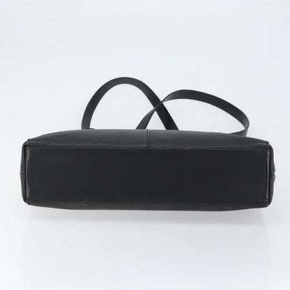 Burberry Vintage Shoulder Bag Leather, BLACK, LEATHER, Shoulder bag