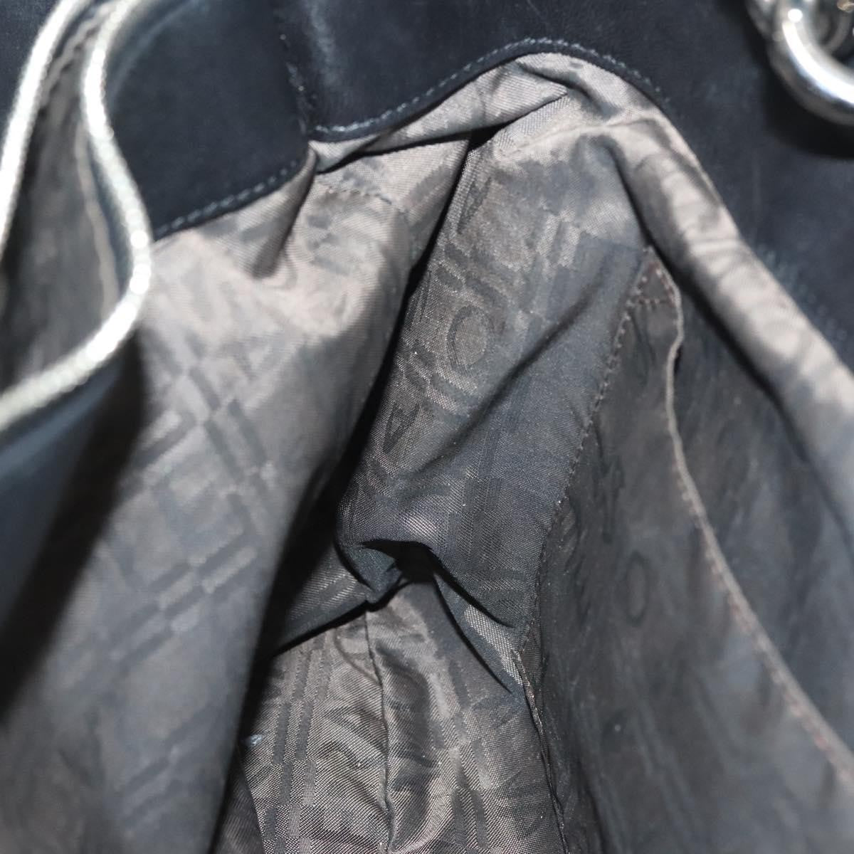 Salvatore Ferragamo Vala Handbag Leather, BLACK, LEATHER, Handbag