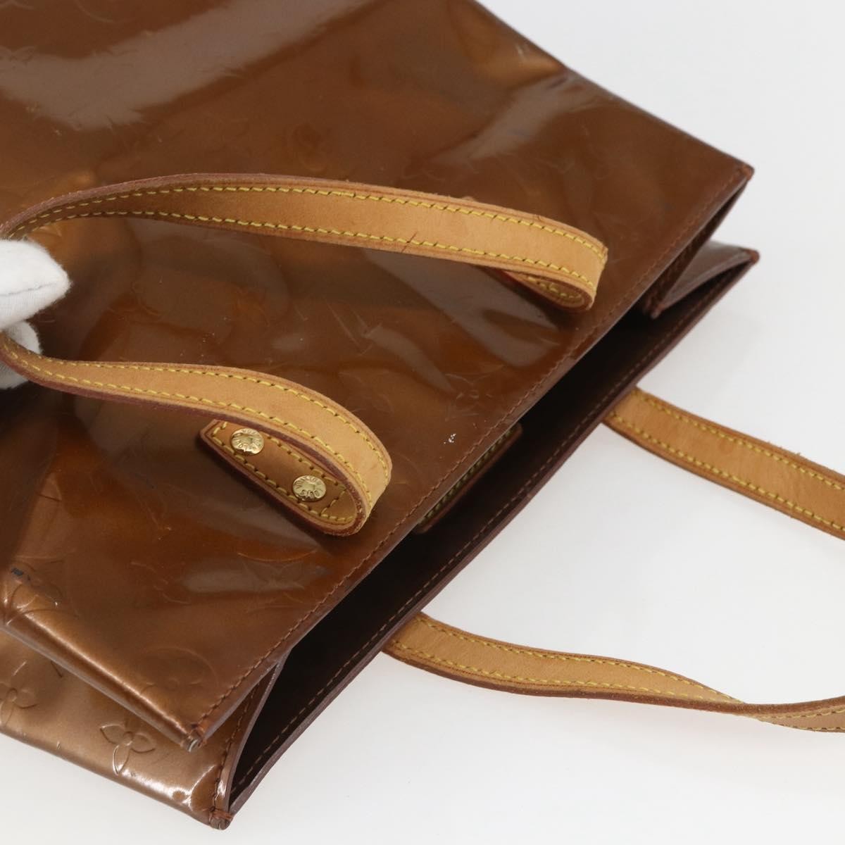 Louis Vuitton Reade Handbag Monogram Vernis, BROWN, PATENT_LEATHER, Handbag
