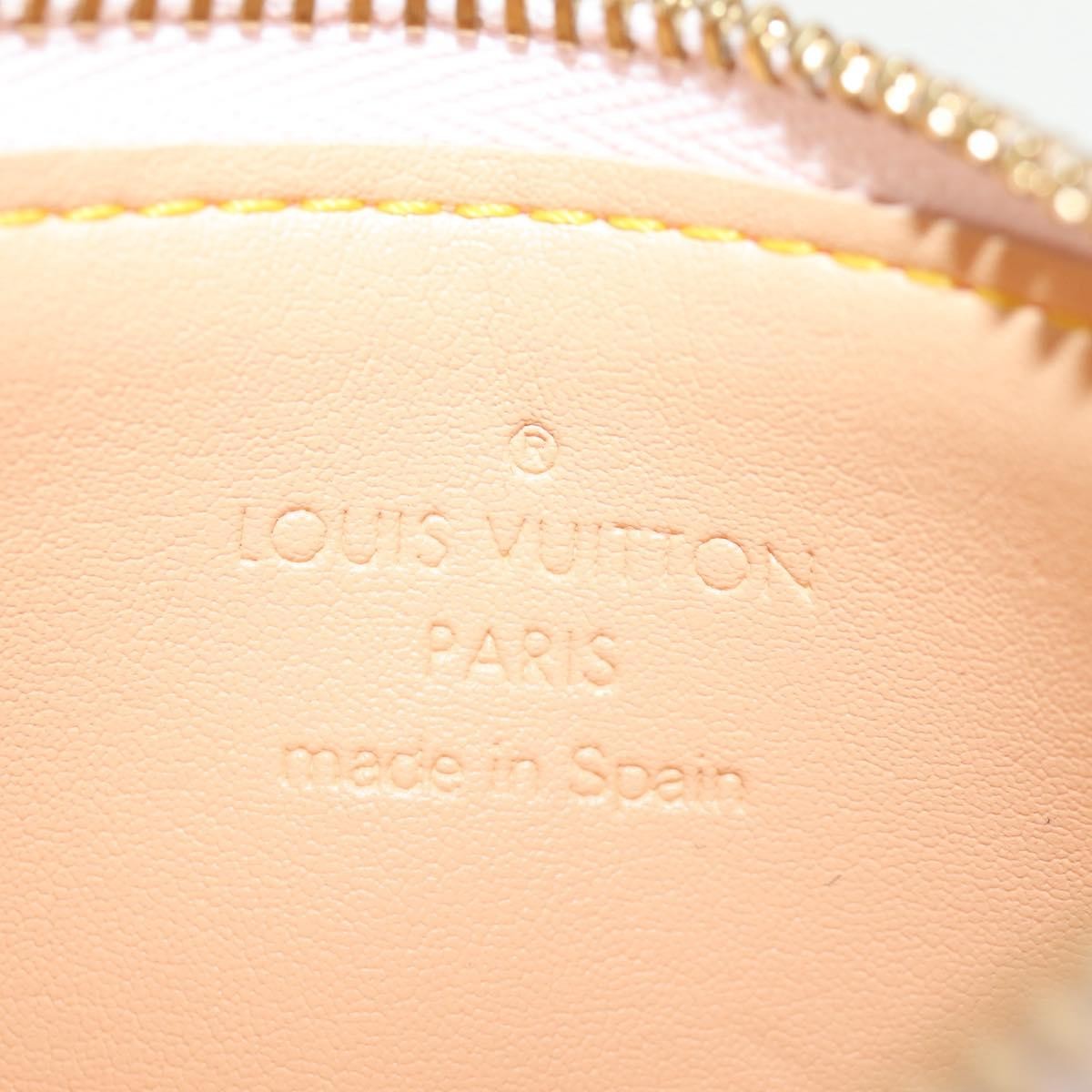 Louis Vuitton Pochette Cles Key Pouch Reverse Monogram Giant, PINK, CANVAS, Clutche & pouche