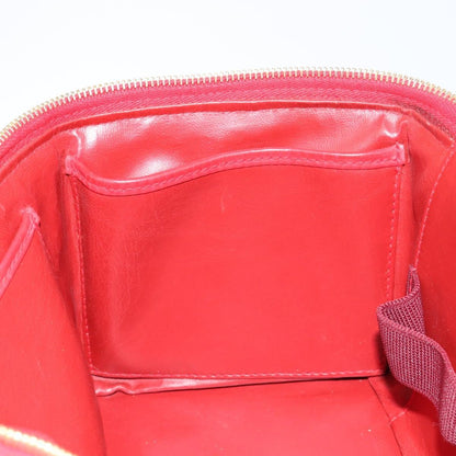 Chanel Vintage Vanity Case Patent, RED, PATENT_LEATHER, Handbag