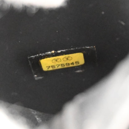 Chanel Vintage Timeless Cosmetic Case Caviar, BLACK, LEATHER, Handbag