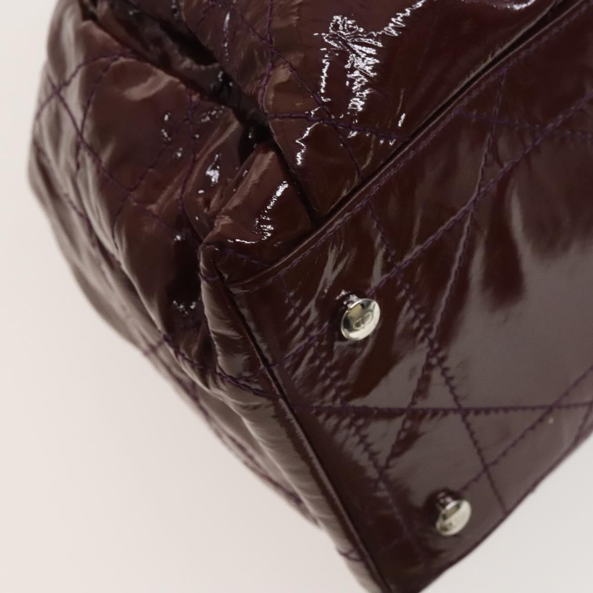 Christian Dior Le Trente Bag Cannage Quilt Patent, PURPLE, PATENT_LEATHER, Shoulder bag