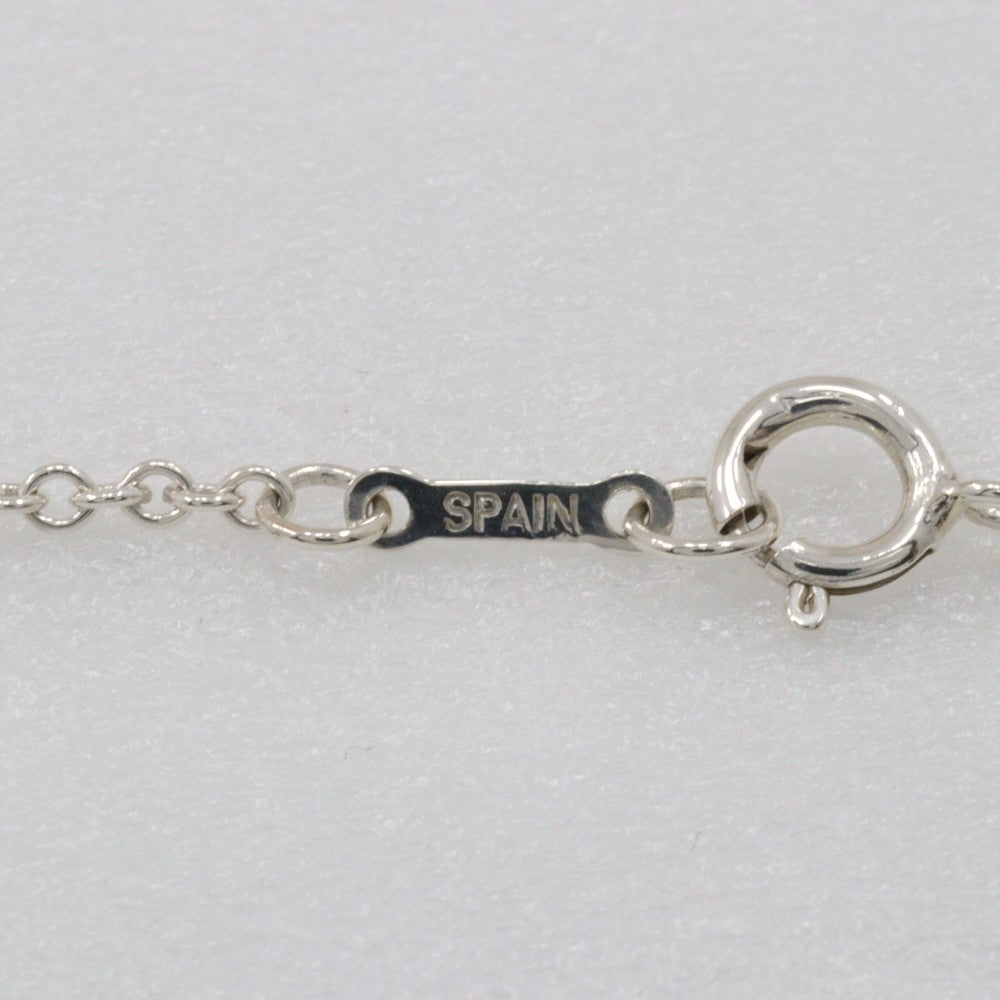 Tiffany & Co. Elsa Peretti Open Heart Pendant Necklace Sterling Silver, SILVER, SILVER, Necklace