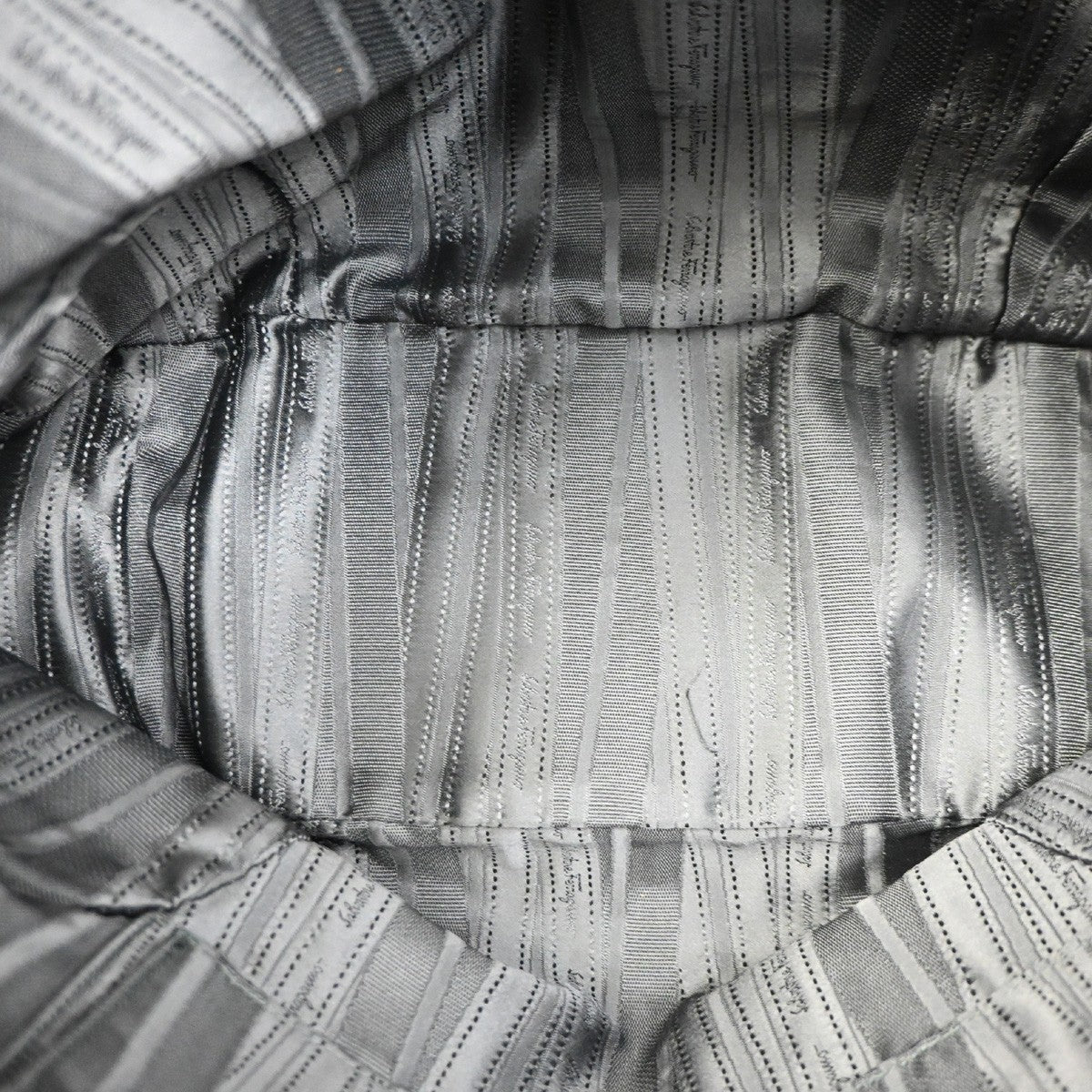 Salvatore Ferragamo Gancini handbag Leather, BLACK, LEATHER, Handbag