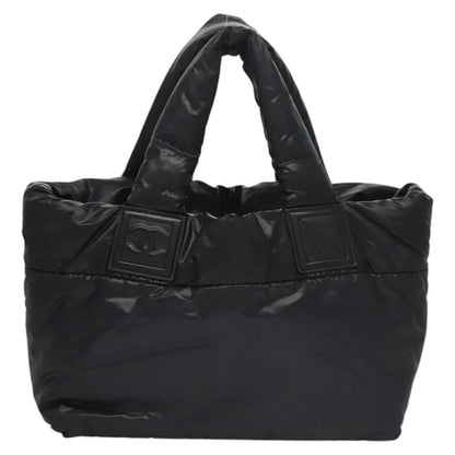 Chanel Coco Cocoon Reversible Tote Quilted Nylon, BLACK, NYLON, Tote bag