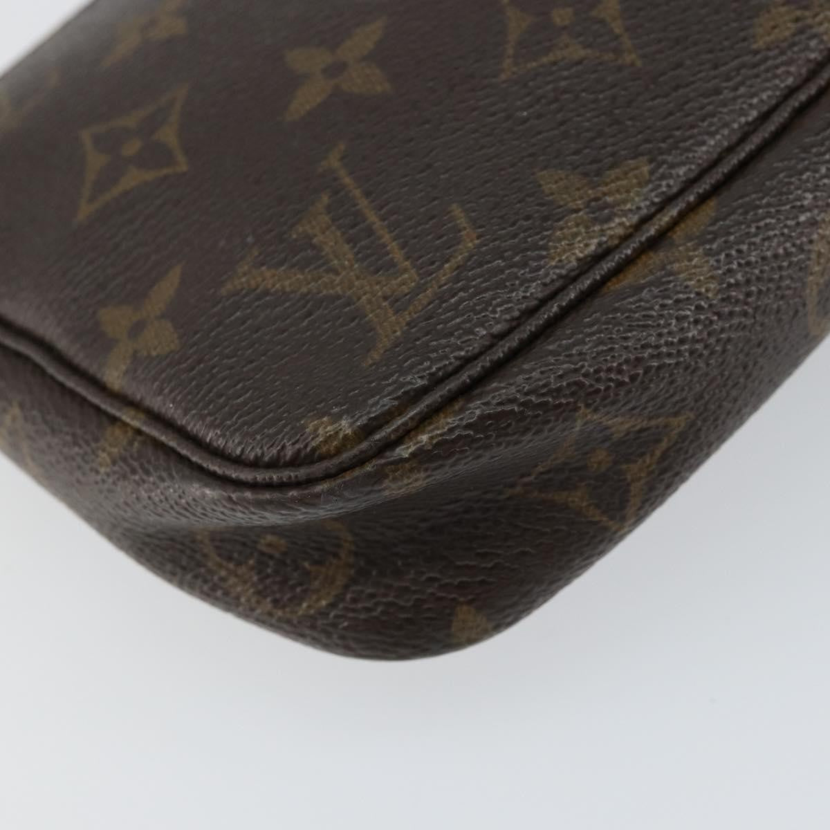 Louis Vuitton Pochette Accessoires NM Monogram Canvas, BROWN, CANVAS, Clutche & pouche
