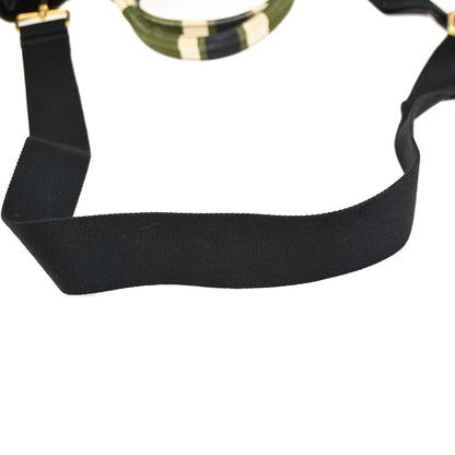 Prada Canapa Open Tote Canvas, GREEN, CANVAS, Handbag