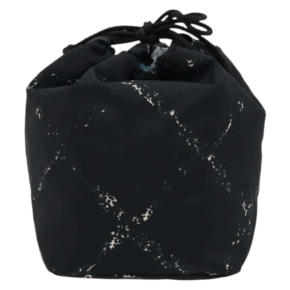 Chanel Travel line pouch Nylon, BLACK, NYLON, Clutche & pouche